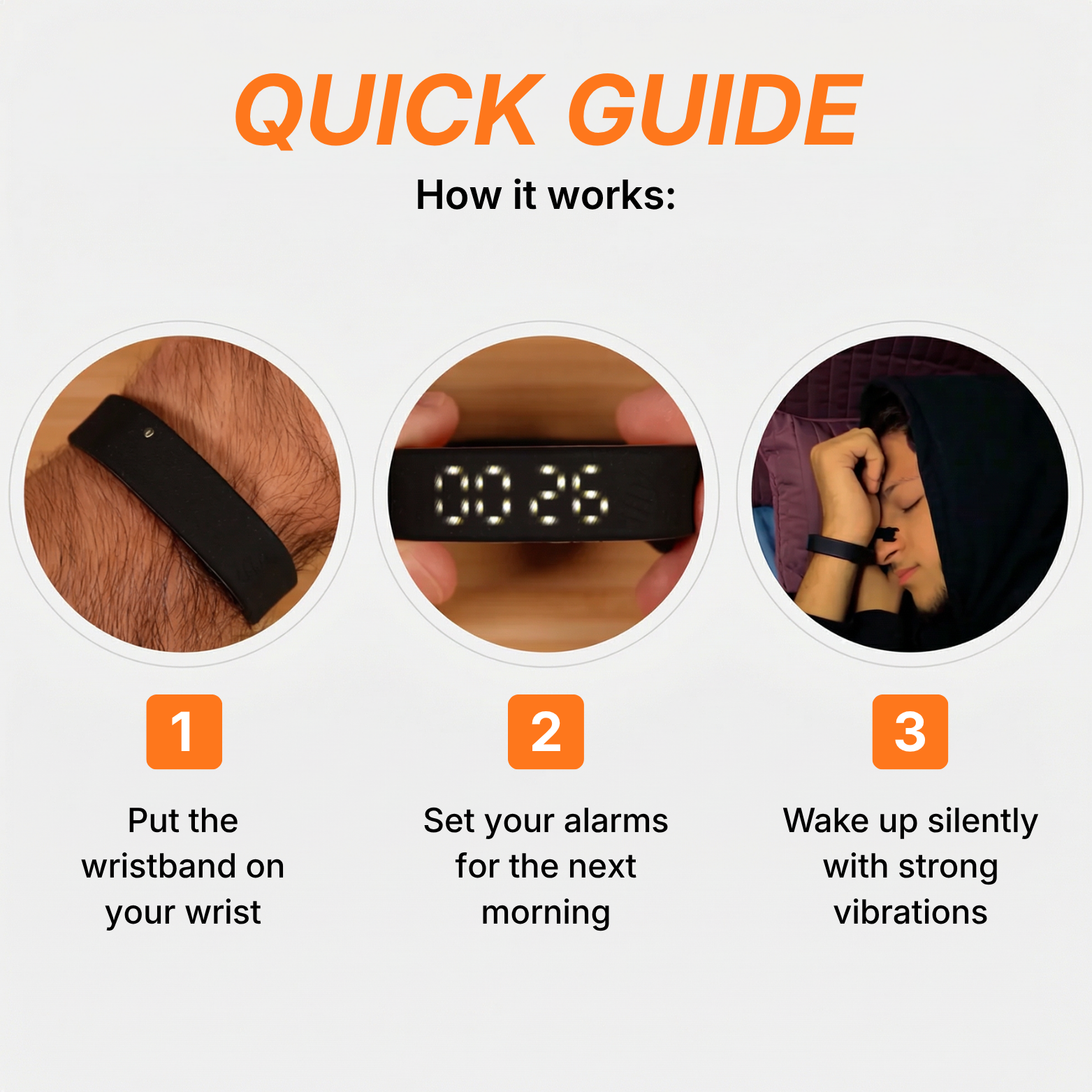 Waky - Alarm clock bracelet